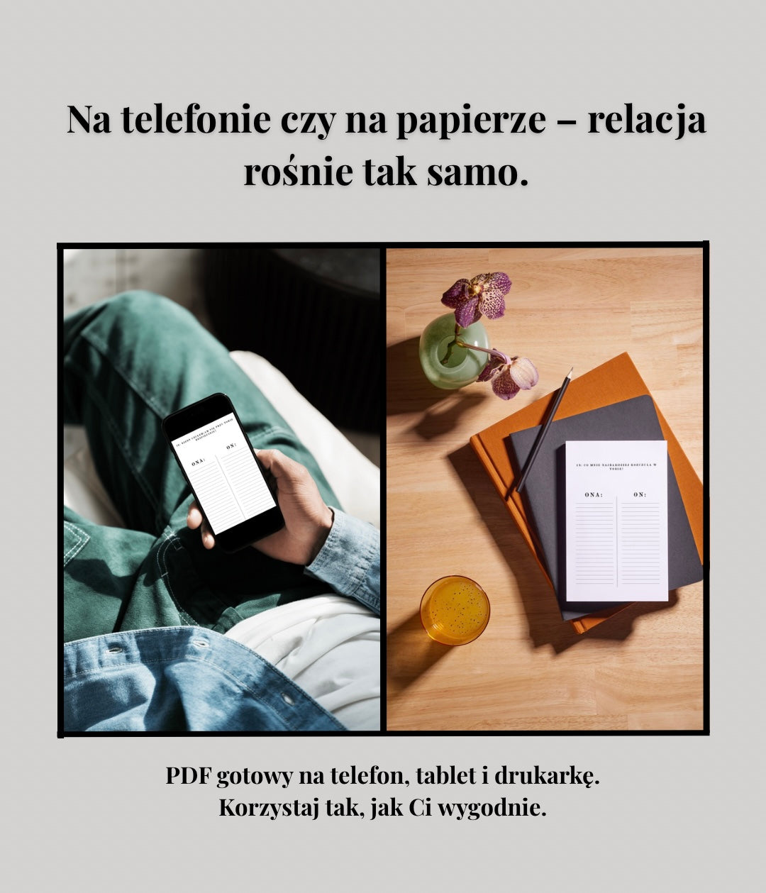 Dziennik relacji: Relacja to rozmowa, zacznijcie ją tutaj. (E-book) + E-book GRATIS!